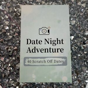 Date Night Adventure Scratch-Off Cards - Mint Green fun lovers relationship